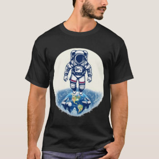 Gravity Defying Spacewalk T-Shirt" T-shirt