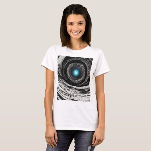 "Gravity Design T-Shirt - Modern en uniek grafisch (Voorkant volledig)