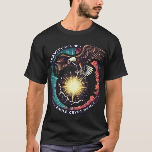 Gravity Eagle: Supernova Sentinel T-shirt (Voorkant)