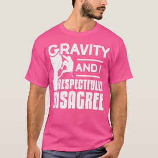 Gravity en ik zijn het met respect oneens met Rock T-shirt