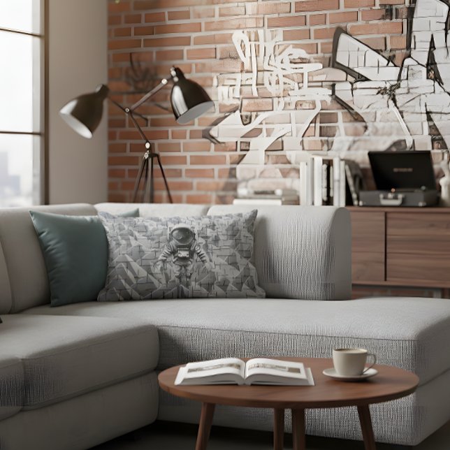 Gravity Lost: Urban Astronaut Pillow Kussen (Creator heeft geüpload)