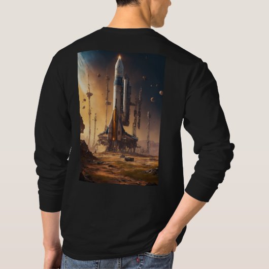 Gravity Mode On – Stijlvol & vet T-shirt (Achterkant)