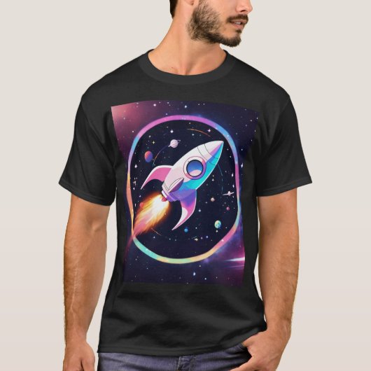 Gravity Orbit Spaceship Logo T-shirt (Voorkant)