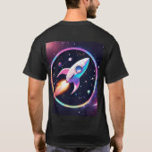 Gravity Orbit Spaceship Logo T-shirt (Achterkant)