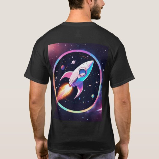 Gravity Orbit Spaceship Logo T-shirt (Achterkant)
