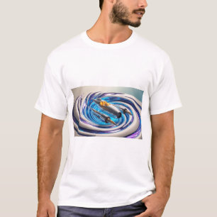 Gravity Pull: Ruimteschip in een Gravity Well T-Sh T-shirt