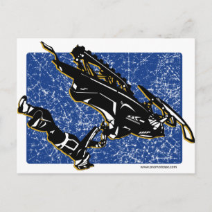 GRAVITY-SLED BRIEFKAART