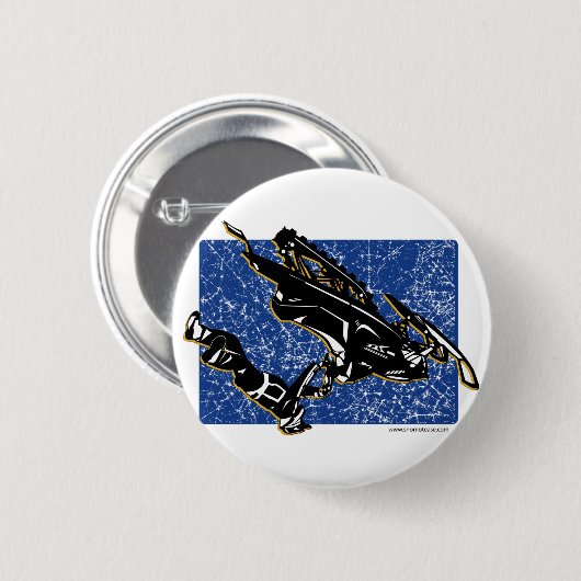 GRAVITY-SLED RONDE BUTTON 5,7 CM (Voorkant /achterkant)