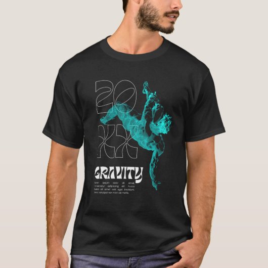 Gravity T-shirt ontwerp (Voorkant)