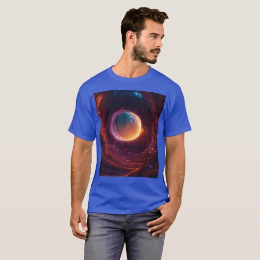 Gravity-thema logo met T-shirt (Voorkant volledig)