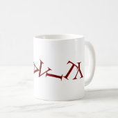 Gravity Typography Coffee Mok (Voorkant rechts)