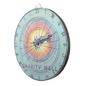 Gravity Well Dartboard: een kosmische uitdaging Dartbord (Voorkant Rechts)