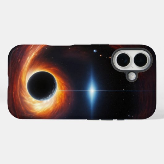 Gravity's Pull Black Hole iPhone / iPad Case (Achterkant (horizontaal))