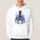 gravure, octopus, Kraken, nicht Hoodie (Voorkant)