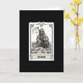 gravure tarot de dood XIII Kaart (Gele Bloem)