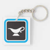Gravy Boat Icon Sleutelhanger (Achterkant)