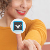 Gravy Boat Icoon Vierkante Sticker