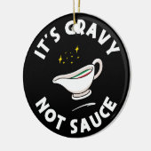 Gravy Not Sauce, Grappig Gezegde Italiaans Pride Keramisch Ornament (Links)