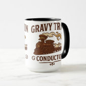 Gravy Train Conductor | Halloween Gifts Mok (Voorkant rechts)