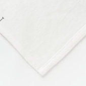 Gray 3 Foto Collage Baby geboorte - Gegevens Fleece Deken (Hoek)