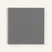 Gray #767676 Spiral Notitieboek (Voorkant)