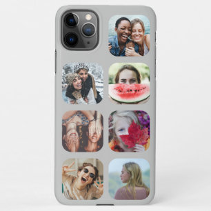 Gray 7 Foto Collage Sjabloon iPhone Case iPhone 11Pro Max Hoesje