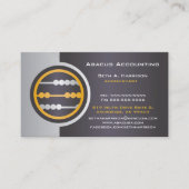 Gray Abacus Accounting Visitekaartjes (Voorkant)