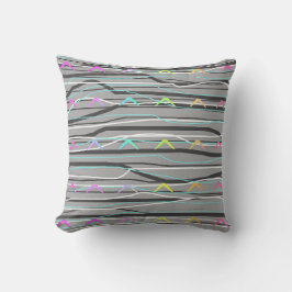GRAY ABSTRACT HOUSEWARMING GIFT KUSSEN