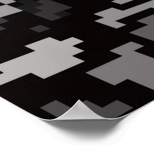 Gray abstract poster (Hoek)