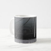 GRAY ABSTRACTE DIGITALE WALLPAPIER KOFFIEMOK (Voorkant links)