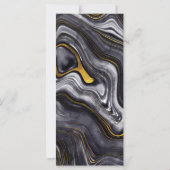 Gray Agate Wedding-zitplaats Tabel Kaarten plaatse (Achterkant)