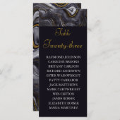 Gray Agate Wedding-zitplaats Tabel Kaarten plaatse (Voorkant / Achterkant)