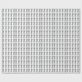 Gray Alien Cadeaupapier (Vlak)