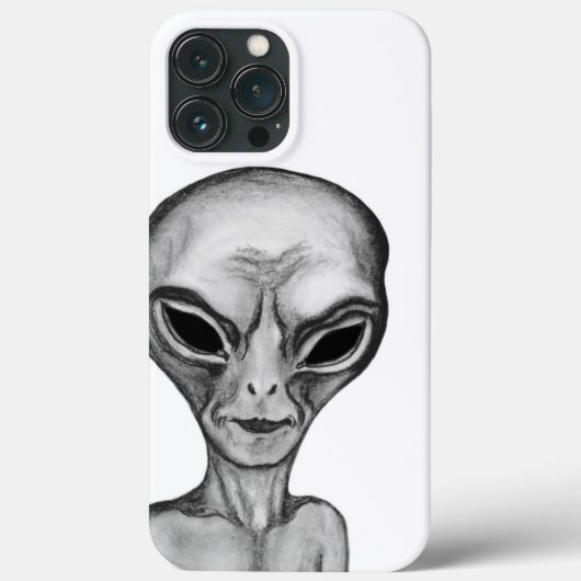 Gray Alien Case-Mate iPhone Case (Achterkant)