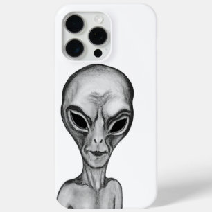 Gray Alien iPhone 15 Pro Max Hoesje