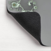 Gray Alien - Fractal Mousepad Muismat (Hoek)