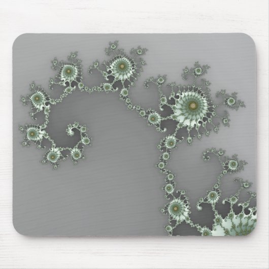 Gray Alien - Fractal Mousepad Muismat (Voorkant)