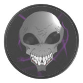Gray alien Hockey Puck (Voorkant)