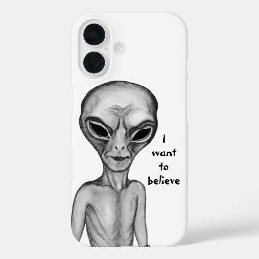 Gray Alien, ik wil geloven Case-Mate iPhone Case (Achterkant)
