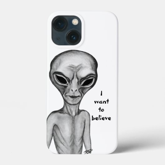 Gray Alien, ik wil geloven Case-Mate iPhone Case (Achterkant)