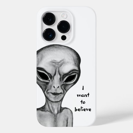 Gray Alien, ik wil geloven Case-Mate iPhone Case (Achterkant)