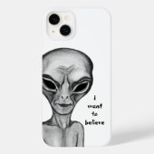 Gray Alien, ik wil geloven Case-Mate iPhone Case (Achterkant)