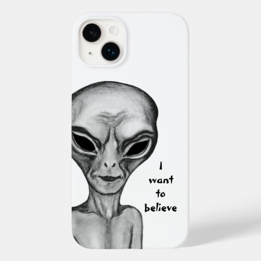 Gray Alien, ik wil geloven Case-Mate iPhone Case (Achterkant)