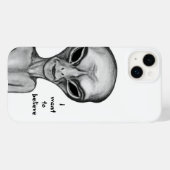 Gray Alien, ik wil geloven Case-Mate iPhone Case (Achterkant (horizontaal))