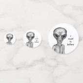 Gray Alien, ik wil geloven Confetti (Voorkanten)