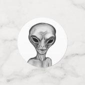 Gray Alien, ik wil geloven Confetti (Kleine voorkant)