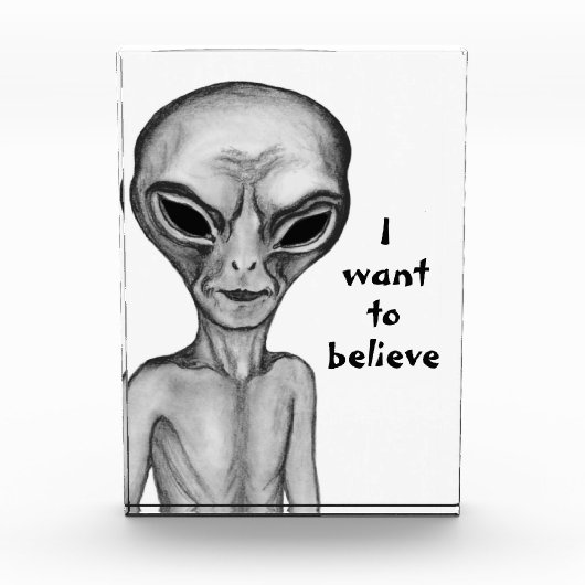 Gray Alien, ik wil geloven Fotoblokken (Voorkant)