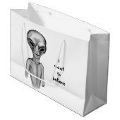 Gray Alien, ik wil geloven Groot Cadeauzakje (Voorkant Gekanteld)