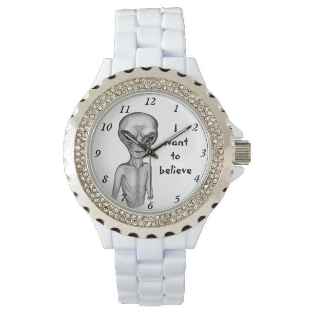 Gray Alien, ik wil geloven Horloge (Voorkant)