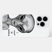 Gray Alien, ik wil geloven iPhone Hoesje (Achterkant horizontaal)